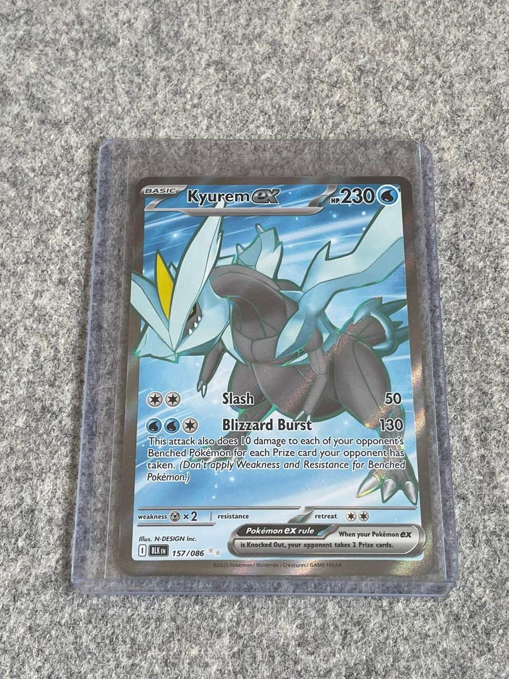 Kyurem EX Black Bolt 157/086 Pokémon TCG