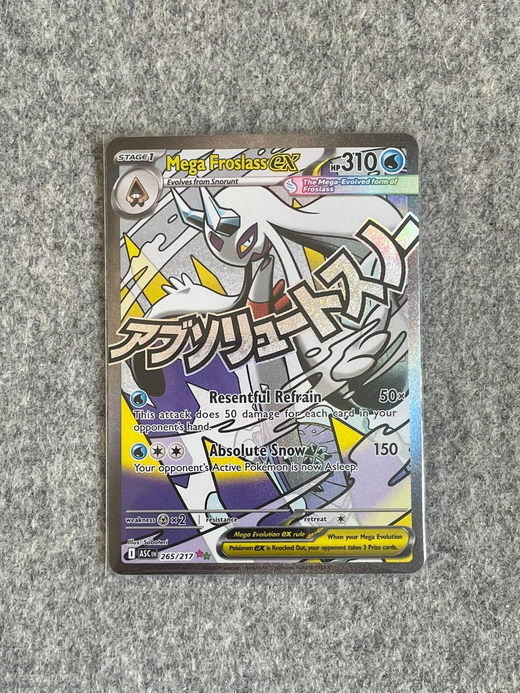 Mega Froslass EX Ascended Heroes 265/217 Pokémon TCG