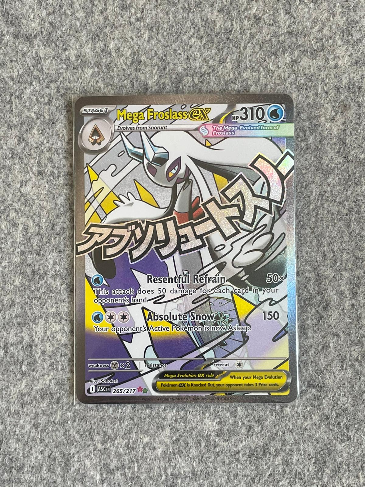 Mega Froslass EX Ascended Heroes 265/217 Pokémon TCG