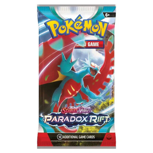 Paradox Rift Booster Pack – Pokémon TCG Scarlet & Violet booster med 10 kort, Basic Energy och kodkort