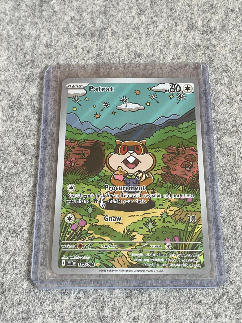 Patrat White Flare 152/086 Pokémon TCG
