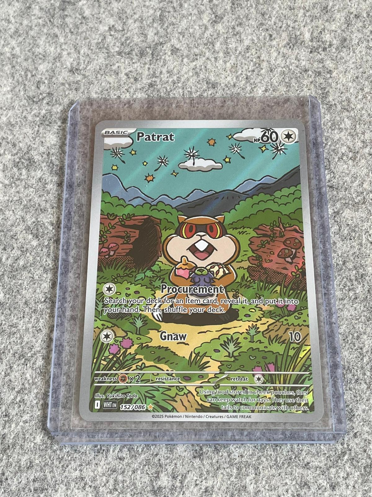Patrat White Flare 152/086 Pokémon TCG