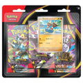 Pokémon TCG: Mega Evolution Pitch Black 3-Pack Blister – framsida av förpackning