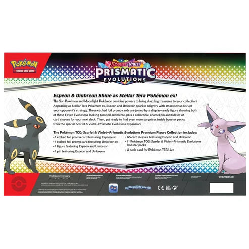 Prismatic Evolutions Figure Collection Box Pokémon TCG