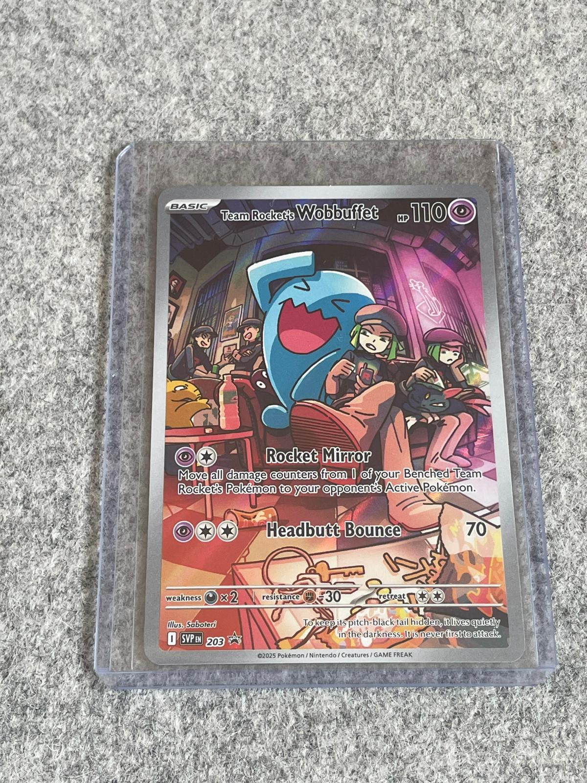 Destined Rivals Team Rocket's Wobbuffet SVP 203